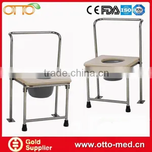 Stainless Steel Commode Toilet Chair thumbnail-1