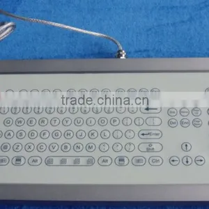 IP68 Dynamic Washable Industrial Membrane Keyboard With Ruggized Sealed Keypad thumbnail-2