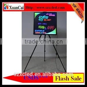 Factory Direct Outdoor Led Fluorescent Board Led Writing Board 60*80 With Remote Control thumbnail-2