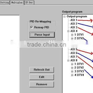 DVB-S/S2*8-SPTS IPTV Gateway(DisEqc/22KHz,8*DVB-S2 Tranponders In,SP-TS UDP/multicast/Gigabit Out) thumbnail-3
