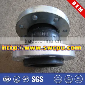 OEM Flexible Silicone Rubber Joint Flange for Pipe Fittings thumbnail-1