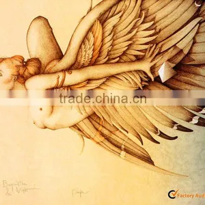 Modern Cartoon Art Paper Oil Painting Printed thumbnail-1