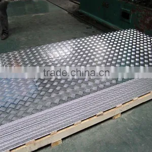 Aluminium Tread Plate Diamond Pattern and Five Bar 3003 H24 5052 6061 thumbnail-2