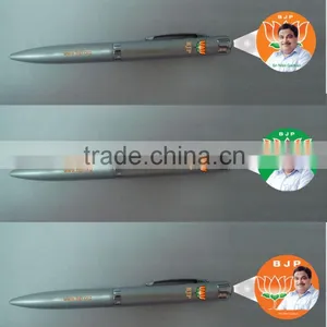 Hotsale Fashionable Metal Customized Projector Pen,Advertising Light Up Projection Pen thumbnail-4
