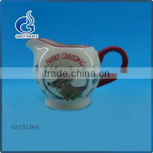 Hand Paineted Christmas Decorative Ceramic Coffee Mugs With Plate thumbnail-4