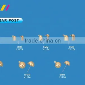 Brass Earring Post Finding thumbnail-1