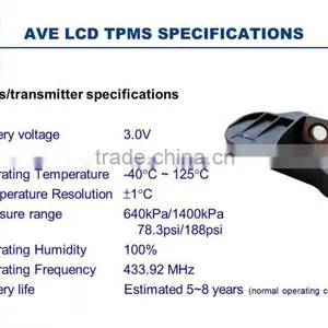 Quality Pressure Transmitter AVE Car TPMS T100-SERIES for Mitsubishi Colt thumbnail-5