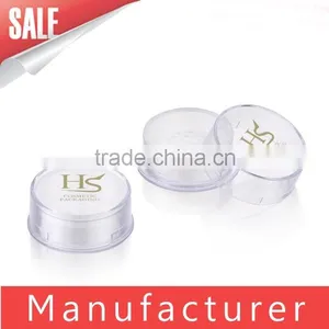 Wholesale Round Clear Cosmetic Loose Powder Container thumbnail-1