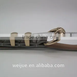 Simple Leather Skinny Belt With Alloy Buckle for Women thumbnail-3
