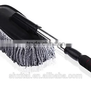 Long Handle Water Flow Brush, Car Cleaning Brush With Telescopic Long Handle and Soft Bristle, Window Glass Cleaning Tube Brush thumbnail-1