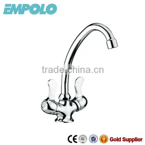 Cheap Double Handle Brass Kitchen Faucet KM540 thumbnail-1