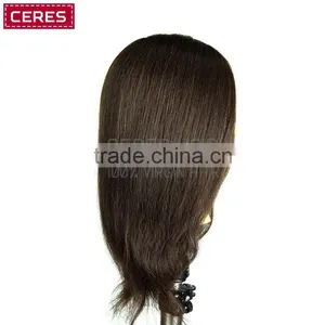 70% Human Hair Blend Hair Hairdressing Cosmetology Mannequin Manikin Training Head thumbnail-4