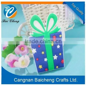 Promotional Chrismas Gift Soft Pvc Keychains for Kids and Friends of Cheap Price and High Fashion Quality for You to Advertise thumbnail-1