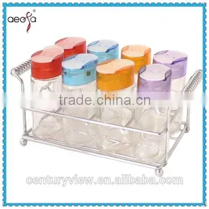 Mini Spice Jar Set Condiment Glass Bottle for Cooking thumbnail-1