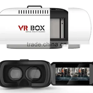 Cheap Vr Box V2 3 D Vr Glasses Mobiles 3 D Virtual Reality Glasses Print Logo Oem With Bluetooth Gamepad Virtual Reality Goggles thumbnail-4