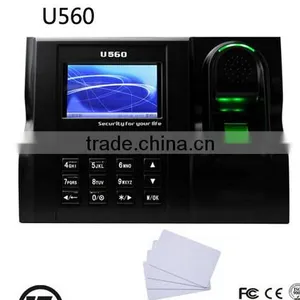 Standard Webserver TCP/IP Communication Tendance Color TFT Screen Optional Rfid/mi-fare Card Fingerprint Time Attendance Clock thumbnail-2