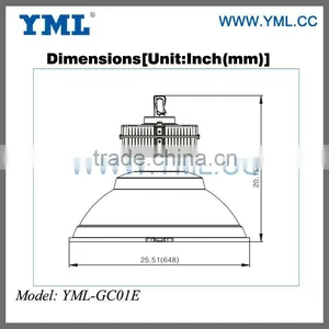 With UL CE ETL Energy Saving Lamp High Bay Light thumbnail-5