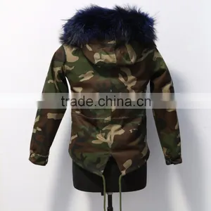 Hot Selling Parka Jacket With Fox Fur Collar thumbnail-3
