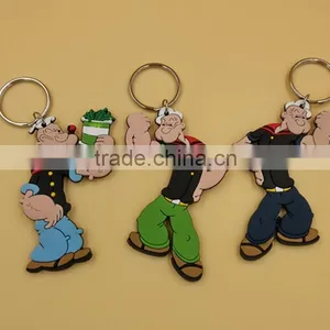 Popeye the Sailor Man Keychain/Silicone Popeye the Sailor Man Keychain thumbnail-5