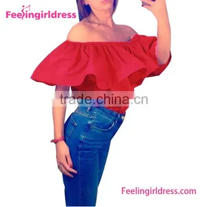 Free Sample Oem Service Tops for Women 2016 Blouses thumbnail-5