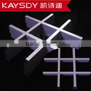 Aluminum Decorative Ventilation Metal Grille Ceiling Panels thumbnail-1