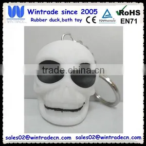 New Halloween Skull Head Flashing Keychain thumbnail-3