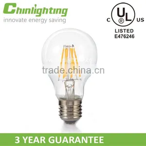UL Energy Listed E26 E27 Edison A19 Dimmable Filament Led Bulb 2700k Supplier's Choice thumbnail-1