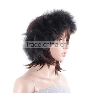 Ladies Raccoon Fur Headband/knitted Fur Headband KZ150124 thumbnail-3