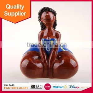 Wholesale Delicate Fancy Piggy Bank 3D Hand Painted Ceramic Coin Box thumbnail-1