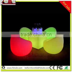 PE Plastic Material LED Round Flowerpot/planter Pot With RGB Light Glowing thumbnail-6