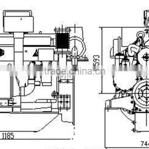 TOP QUALITY ! Chinese Supply Weichai DEUTZ Marine Engine With Gearbox thumbnail-2