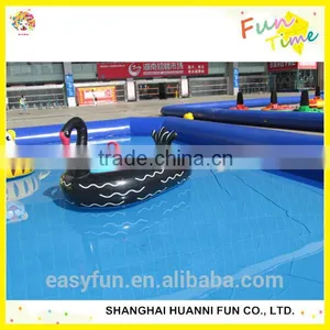 Factory Inflatable Bumper Cars in Water Pool, Large Inflatable Pool for Bumper Car and Boat thumbnail-3