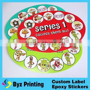 Custom Cosmetics Bottle Hot Foil Printing Label Sticker Transparent Glitter thumbnail-1
