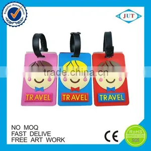 Made in China Low Price New Products 3d Rubber Soft Pvc Luggage Tag thumbnail-5