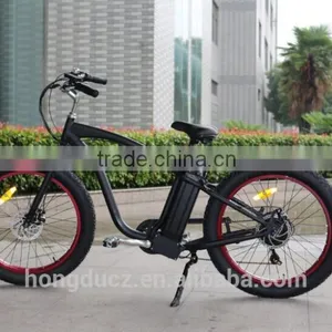New Model 500w Electric Bike With Fat Tire e Cycle Electric Folding Bike thumbnail-1