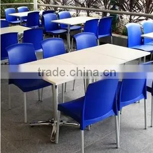 Acrylic Soid Surface Restaurant Dining Tables , Marble KFC Table Tops,Coffe Table thumbnail-1
