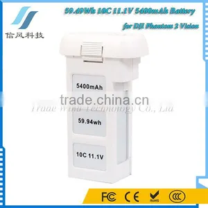 5400mAh for DJI Phantom 2 Vision Battery 59.49Wh 10C 11.1V Longer Flight Time thumbnail-3
