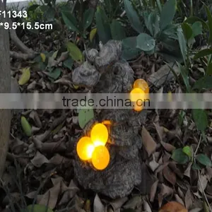 Resin Solar Mushroom Statues Garden Light thumbnail-2