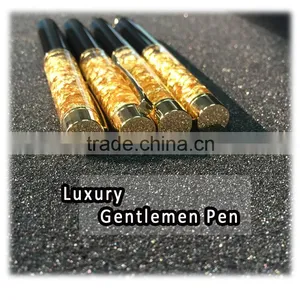 24K Gold Leaf Metal Ballpoint Pen Business Man Pen thumbnail-2