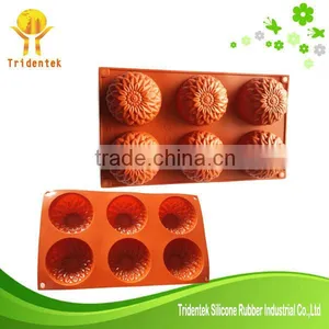Wholesale Flower Shaped Cake Decorating Silicon Mould thumbnail-1