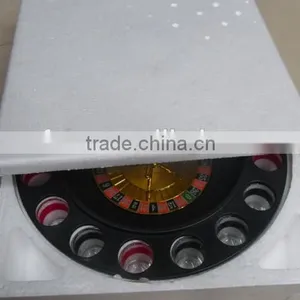 Shot Glass Roulette Drinking Game Set , Russian Turntable Wine Set , Holiday Drinking Game thumbnail-5