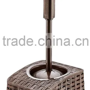 Toilet Brush - Rectangular Rattan Design thumbnail-1
