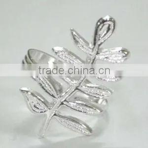 Silver Christmas Tree Napkin Rings thumbnail-1