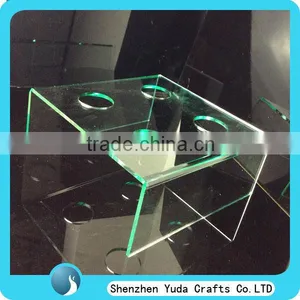 Hot Bending Acrylic U Shape Ice Cream Cone Holder Display With 4 Holes, Clear Acrylic Ice Cream Cone Holder thumbnail-1