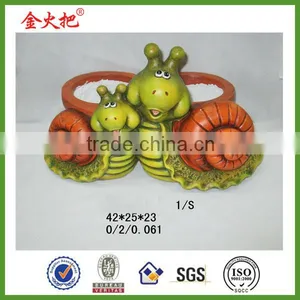 Hotsell Magnesium Oxide Snail Flower Pot for Decor&animal Flower Pot thumbnail-1