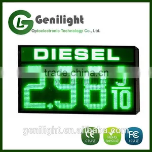 LED Gas Price Changer USA Size 12''Diesel Fuel Green Gas Station Display thumbnail-1
