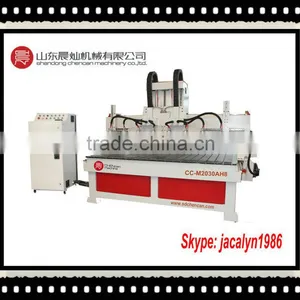 Hot Sales 4 Axis Carving CNC Router With 8 Rotary CC-MS3020K8 thumbnail-1