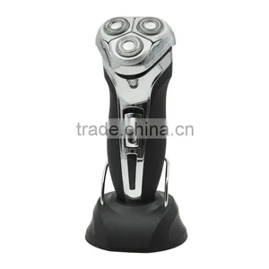 Long Time Charge Men Shaver With Three Individually Floating Rotary Heads thumbnail-6