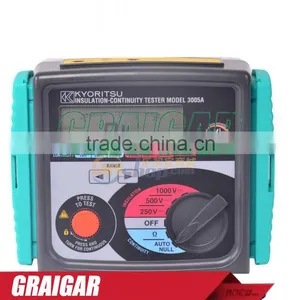 NEW Kyoritsu Insulation Continuity Tester 3005A DIGITAL DISPLAY 250V/500V/1000V thumbnail-1