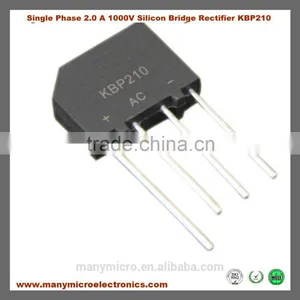 Single Phase 2.0 A 1000V Silicon Bridge Rectifier KBP210 thumbnail-1
